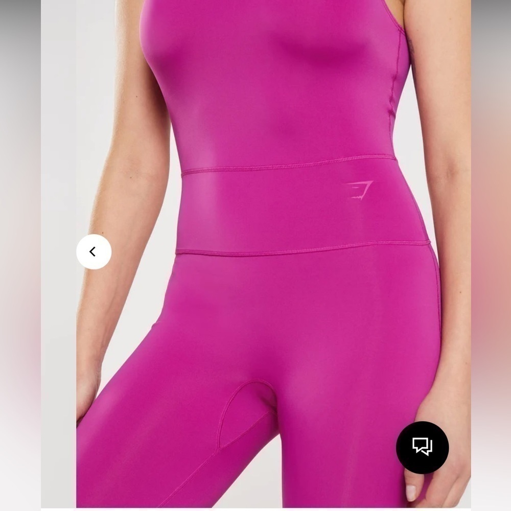NEW Gymshark STUDIO 7/8 ALL IN ONE pink onesie. Size XS - Picture 4 of 9